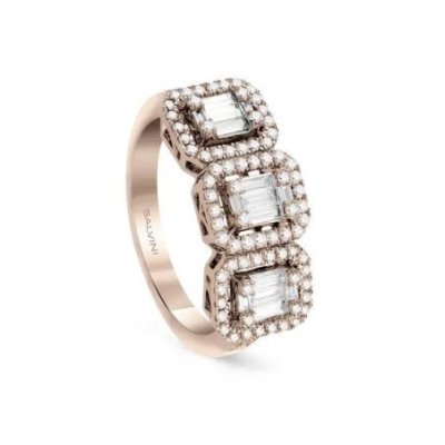 Salvini - Anello Magia S - Oro Rosa - Diamante Rotondo