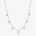 Brosway - Collana Symphonia - Acciaio - Cristalli Light Sapphire