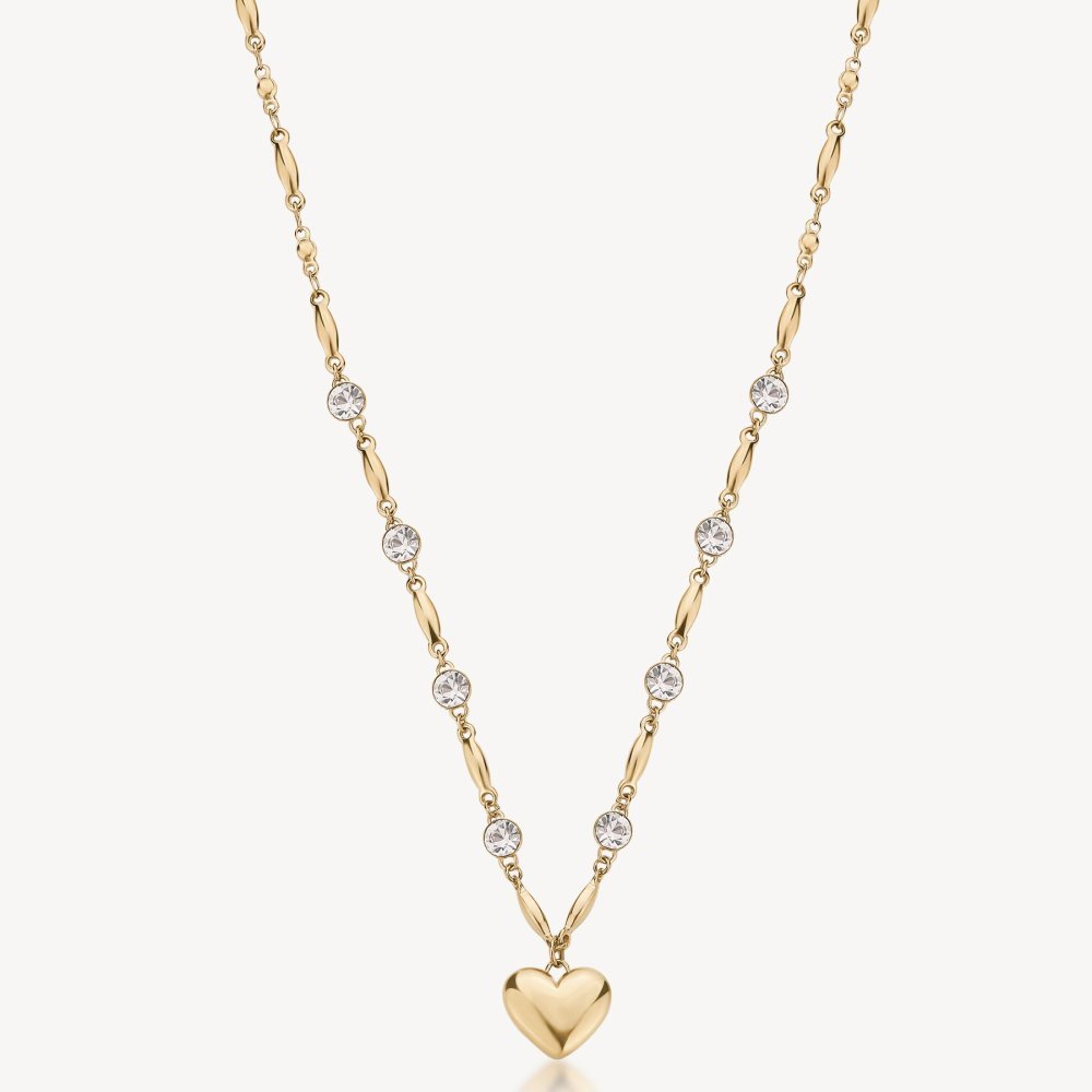 Brosway - Collana Chakra Amore - Acciaio - Cristalli