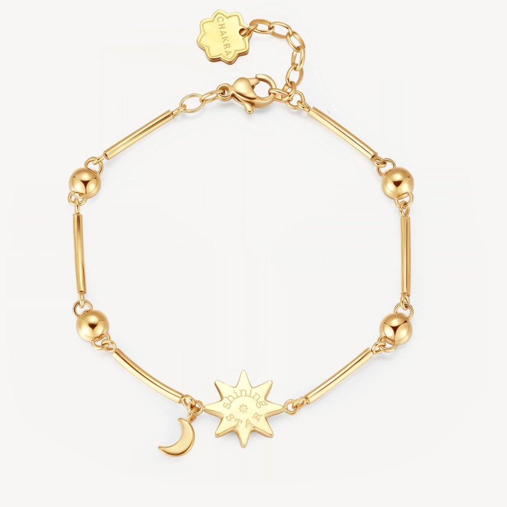 Brosway - Bracciale Chakra Simboli - Acciaio - Oro 14K