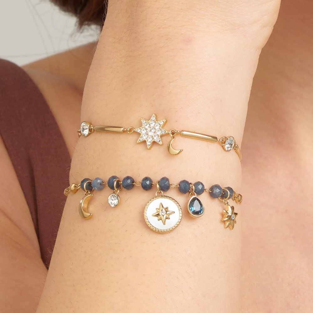 Brosway - Bracciale Chakra Simboli - Acciaio - Oro 14K