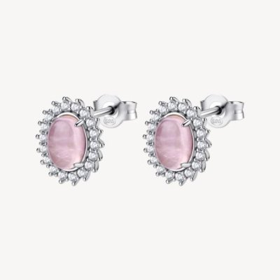 Brosway - Orecchini Kate - Argento - Quarzo Rosa