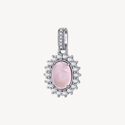 Brosway - Charm Kate Fancy - Argento - Quarzo Rosa