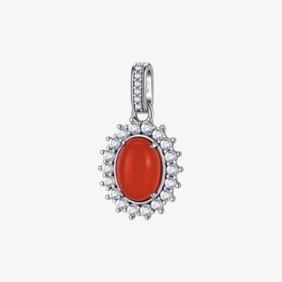 Brosway - Charm Fancy Kate - Argento - Agata Rossa