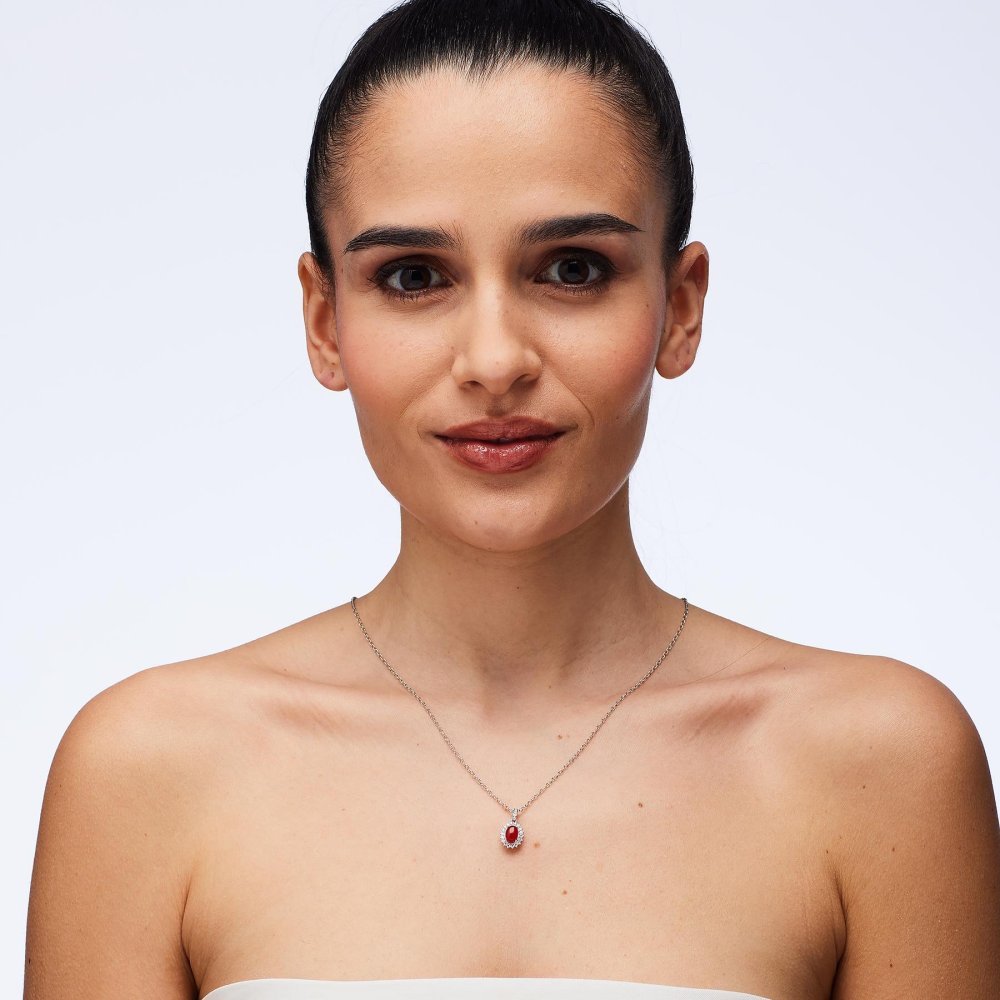 Brosway - Charm Fancy Kate - Argento - Agata Rossa