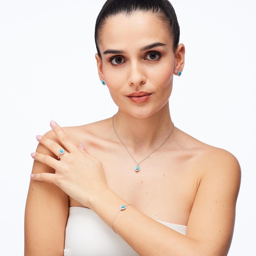 Brosway - Orecchini Kate - Argento - Turchese