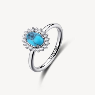 Brosway - Anello Kate - Argento 925 - Turchese - Zirconia