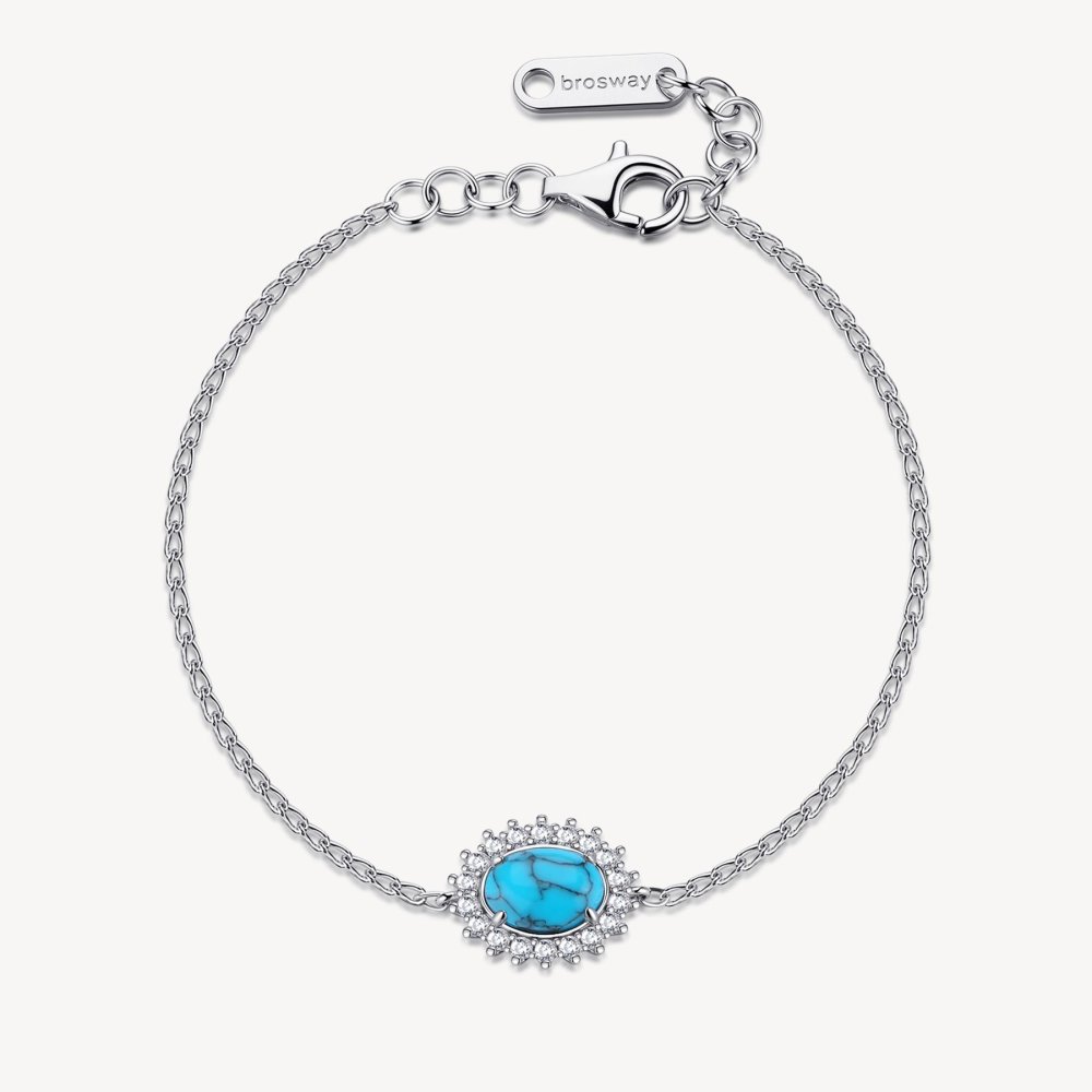 Brosway - Bracciale Kate - Argento 925 - Turchese Ricostruito