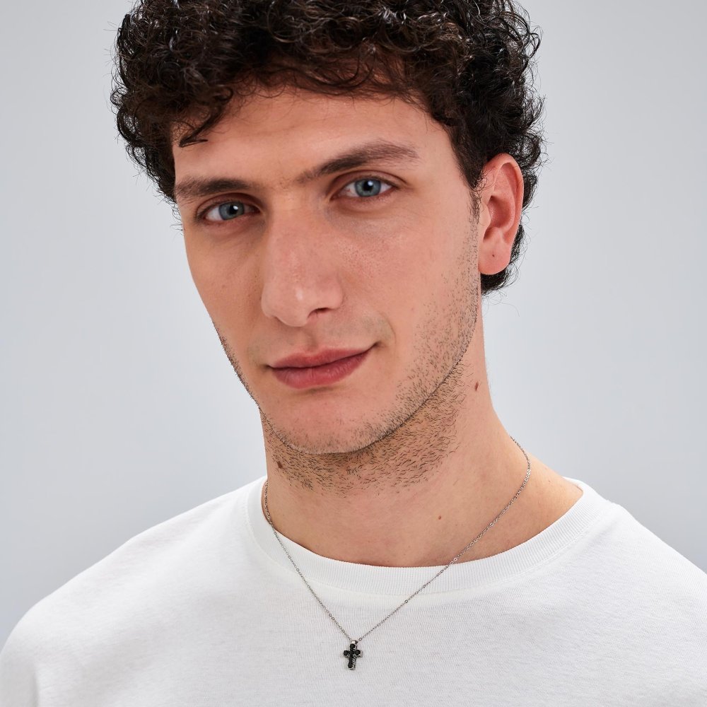 Brosway - Collana Avantgarde - Acciaio - Croce