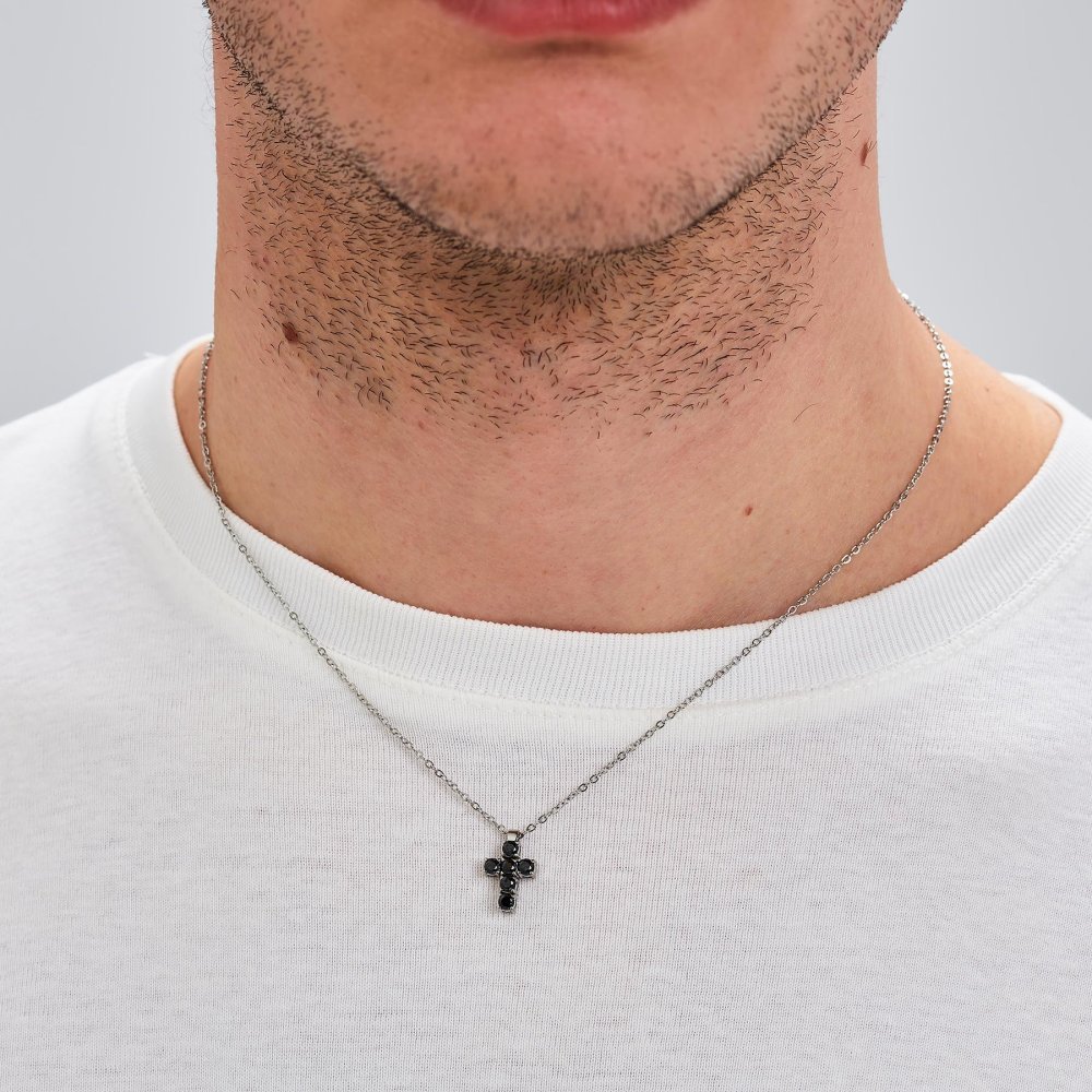 Brosway - Collana Avantgarde - Acciaio - Croce