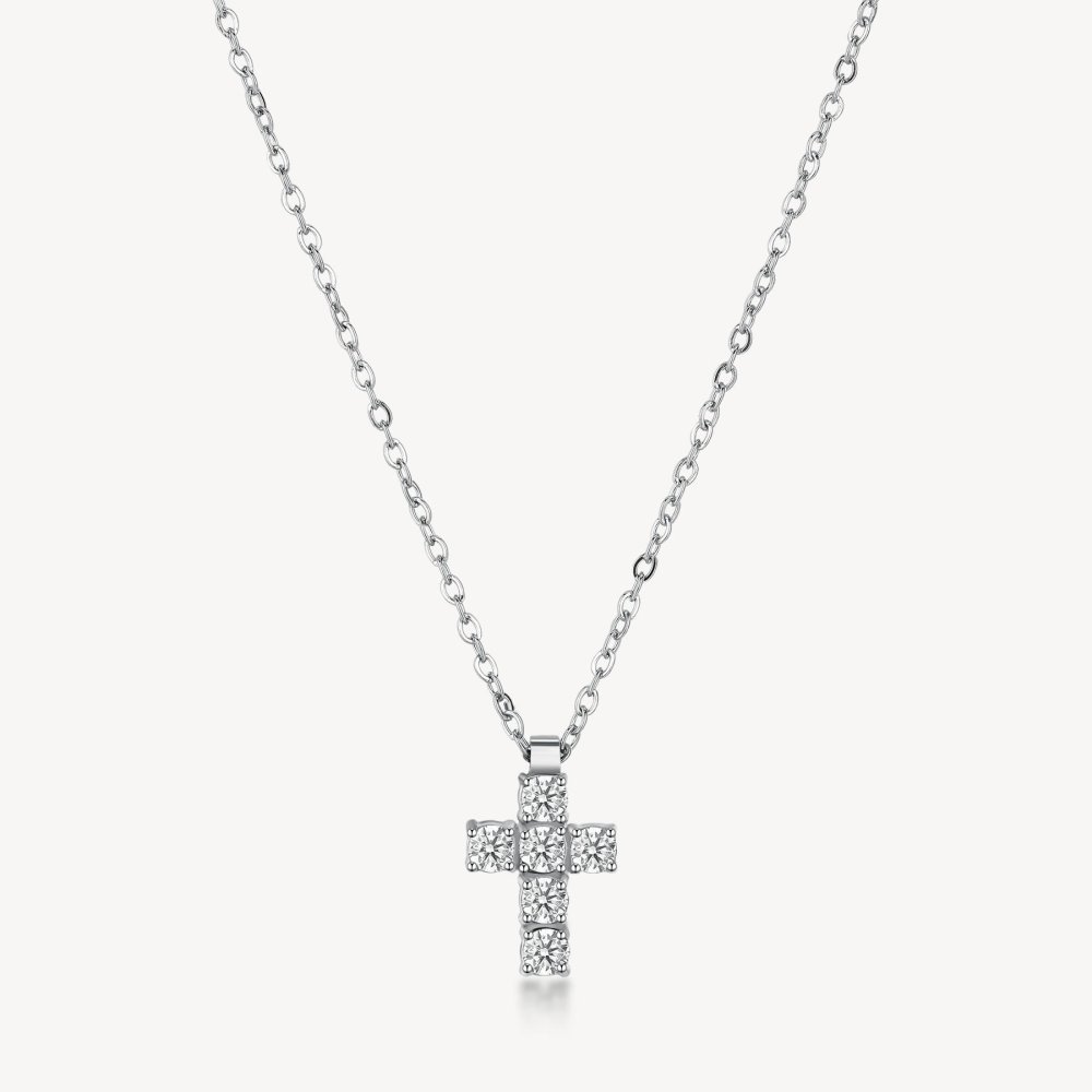 Brosway - Collana Avantgarde - Acciaio - Croce