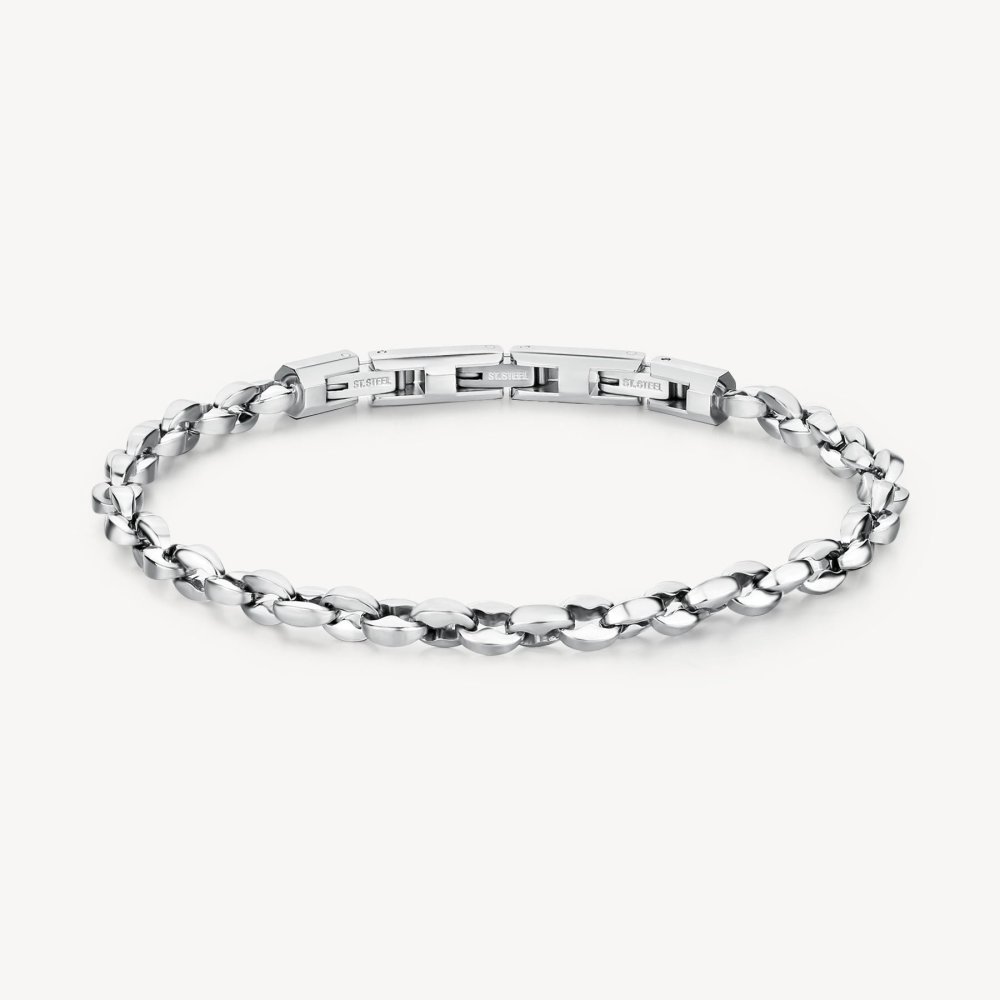 Brosway - Bracciale Riptide - Acciaio - Catena Maglia Caffè