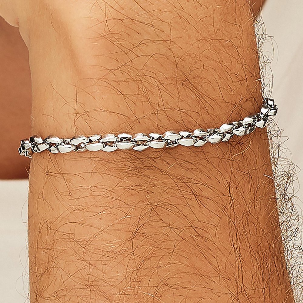 Brosway - Bracciale Riptide - Acciaio - Catena Maglia Caffè