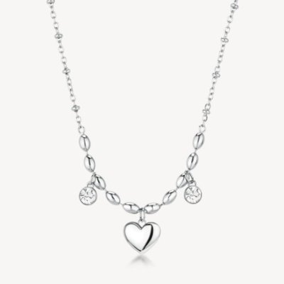 Brosway - Collana Chakra Amore - Acciaio - Cristalli