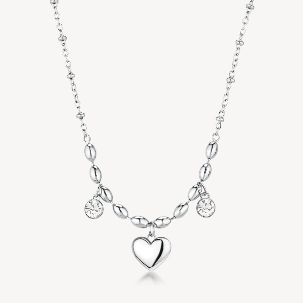 Brosway - Collana Chakra Amore - Acciaio - Cristalli