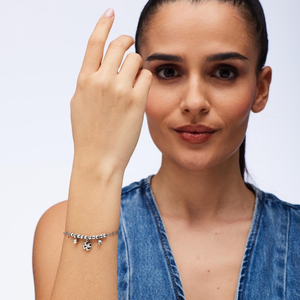 Brosway - Bracciale Chakra - Acciaio - Quadrifoglio