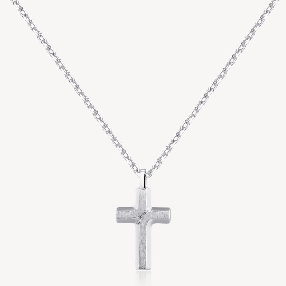 Brosway - Collana Backliner - Acciaio - Croce
