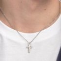 Brosway - Collana Backliner - Acciaio - Croce
