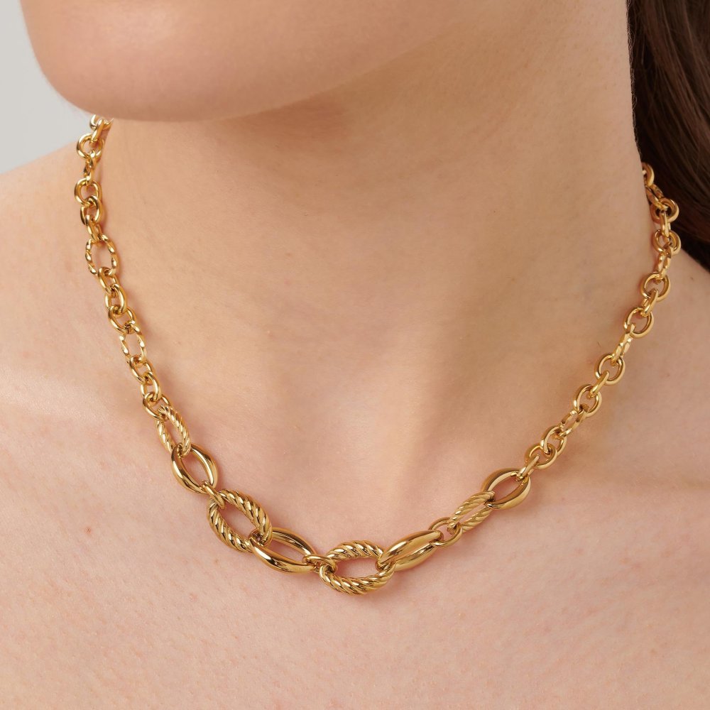 Brosway - Collana Amy - Acciaio - Finitura Oro 14K