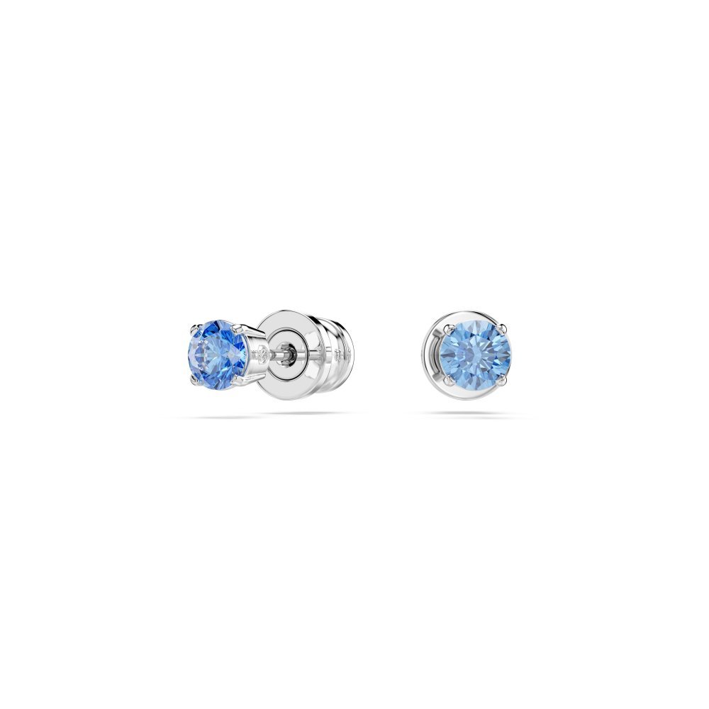 Swarovski - Orecchini Stilla - Zirconia Blu - Placcatura Rodio