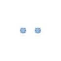 Swarovski - Orecchini Stilla - Zirconia Blu - Placcatura Rodio