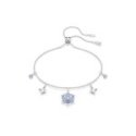 Swarovski - Braccialetto Magic - Cristalli Blu - Placcatura Rodio