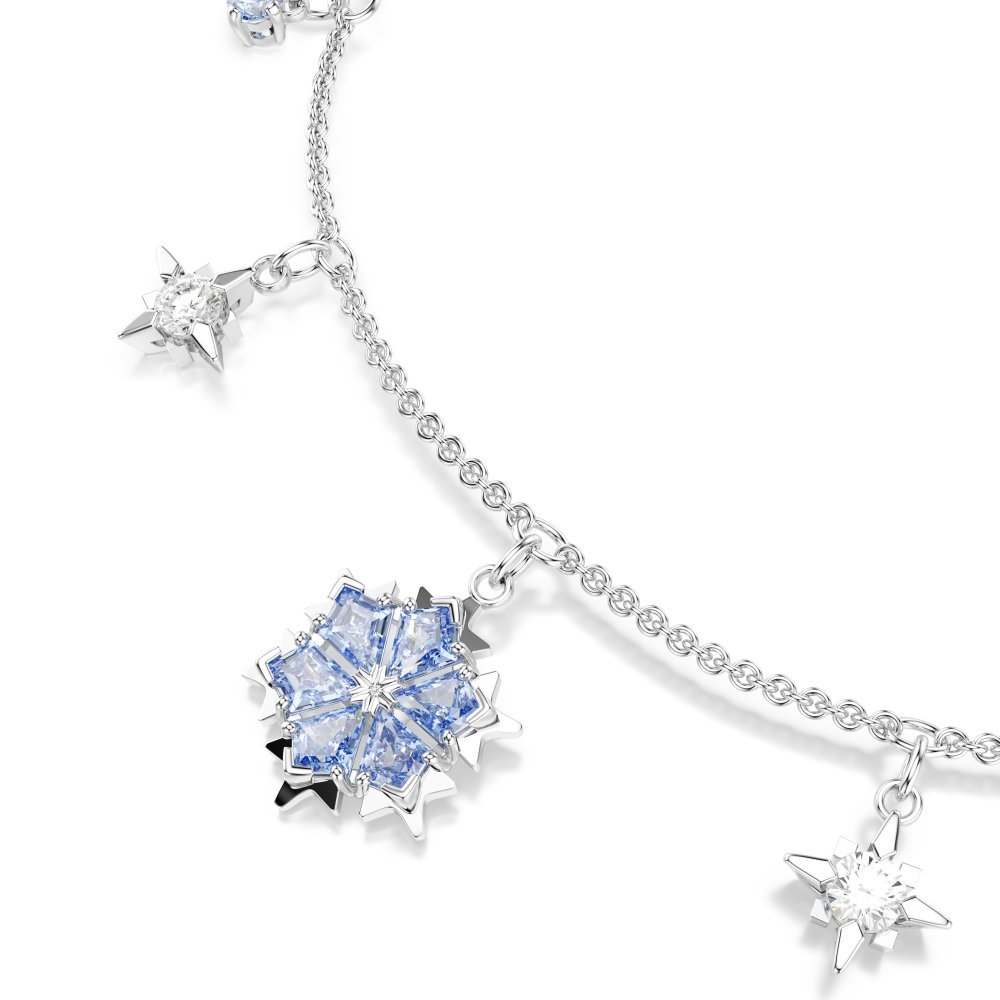 Swarovski - Braccialetto Magic - Cristalli Blu - Placcatura Rodio