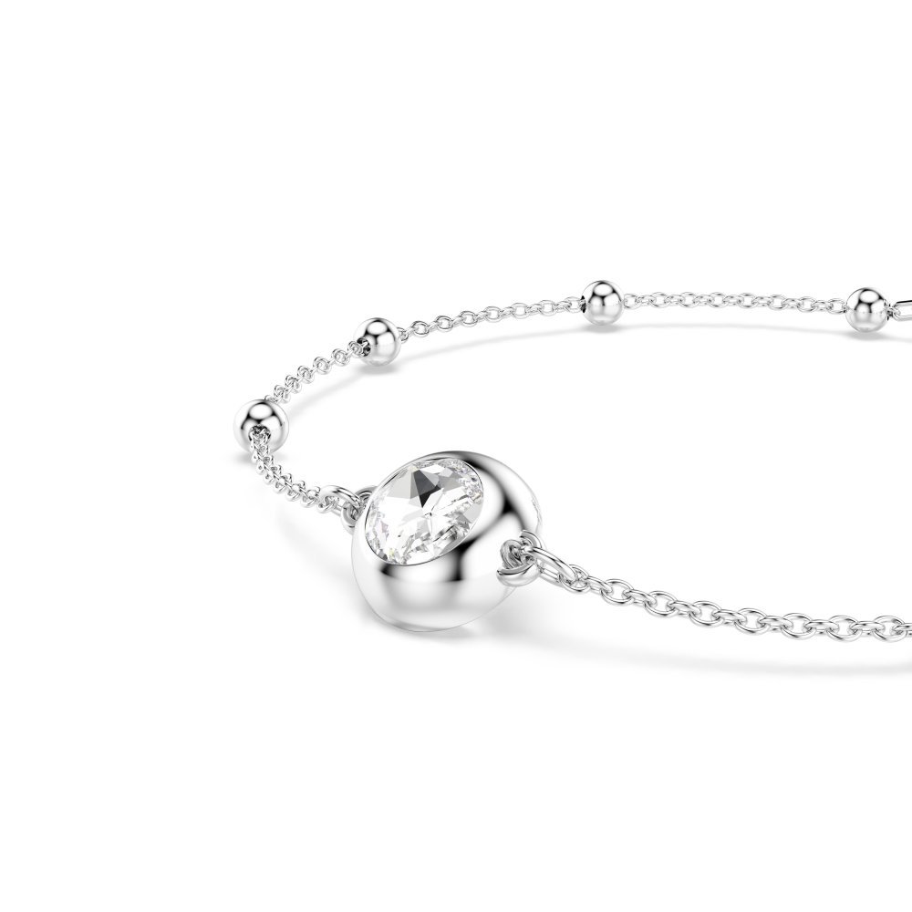 Swarovski - Braccialetto Una Angelic - Cristalli Bianchi - Placcato Rodio