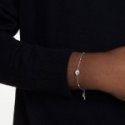 Swarovski - Braccialetto Una Angelic - Cristalli Bianchi - Placcato Rodio