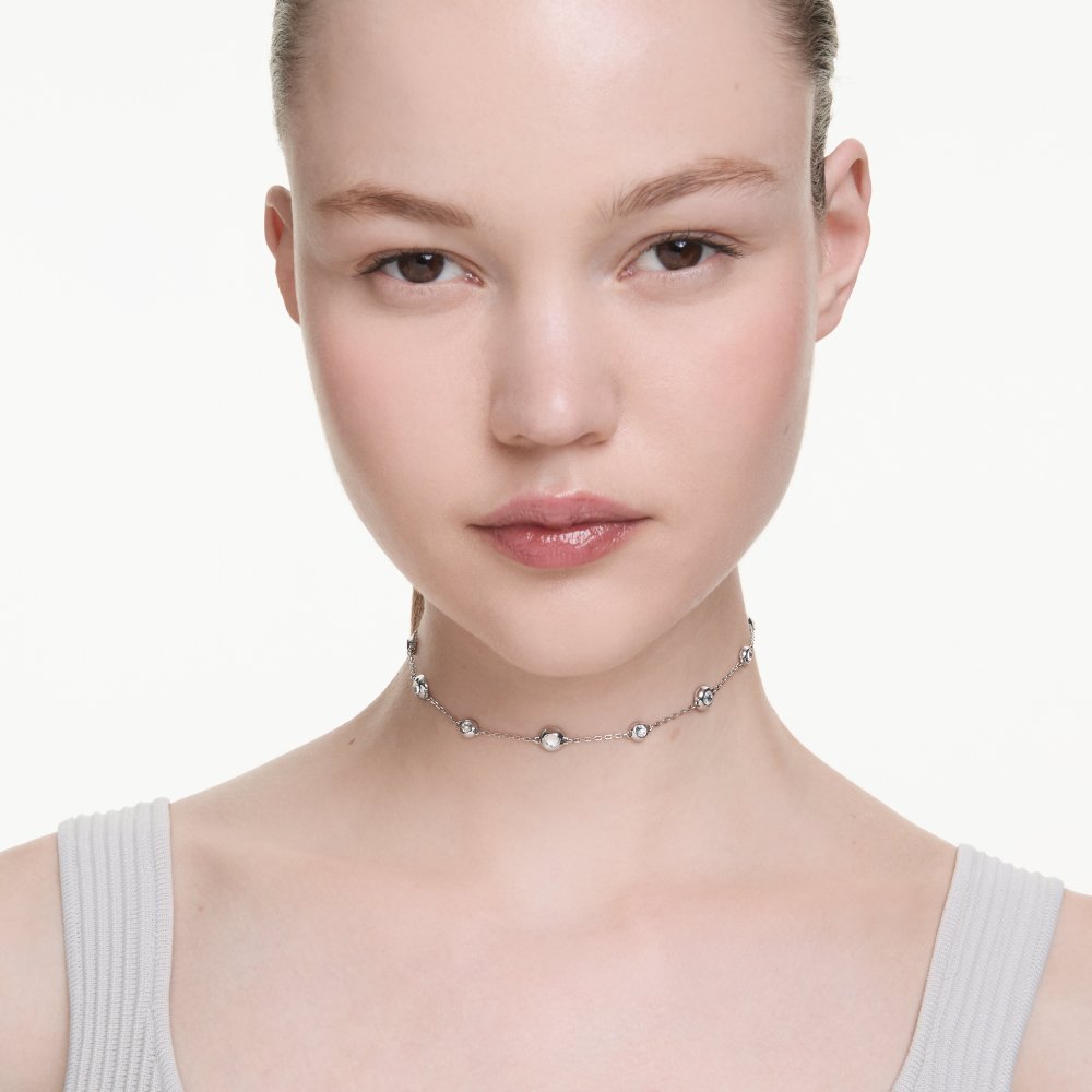 Swarovski - Pendente Una Angelic - Cristalli Bianchi - Placcato Rodio