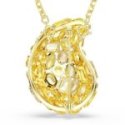 Swarovski - Pendente E Spilla Gema - Cristallo Giallo - Placcato Oro