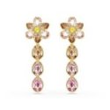Swarovski - Orecchini Idyllia - Cristalli Multicolore - Placcato Oro