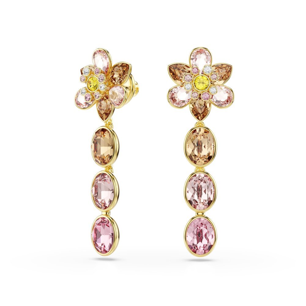 Swarovski - Orecchini Idyllia - Cristalli Multicolore - Placcato Oro