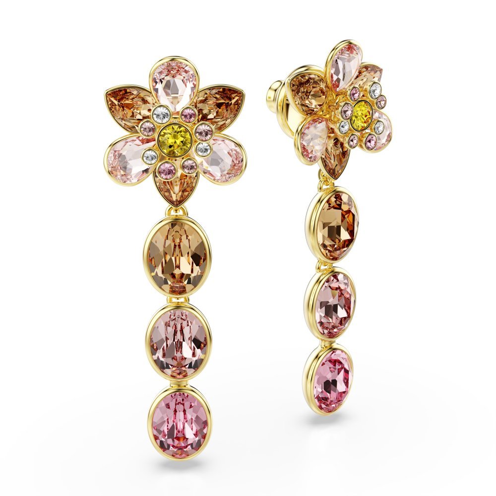 Swarovski - Orecchini Idyllia - Cristalli Multicolore - Placcato Oro