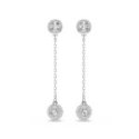 Swarovski - Orecchini Una Angelic - Cristalli Bianchi - Placcato Rodio