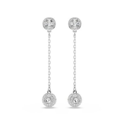 Swarovski - Orecchini Una Angelic - Cristalli Bianchi - Placcato Rodio