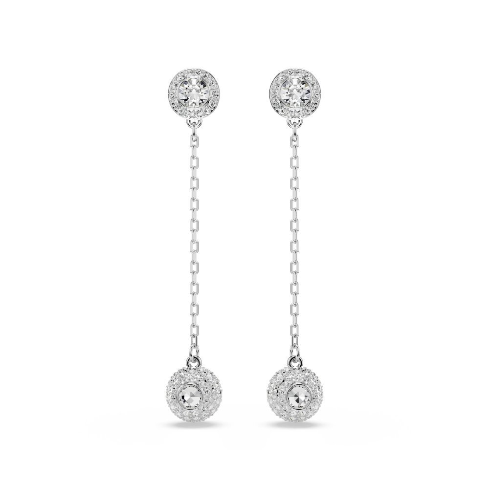 Swarovski - Orecchini Una Angelic - Cristalli Bianchi - Placcato Rodio