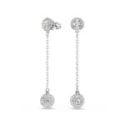 Swarovski - Orecchini Una Angelic - Cristalli Bianchi - Placcato Rodio