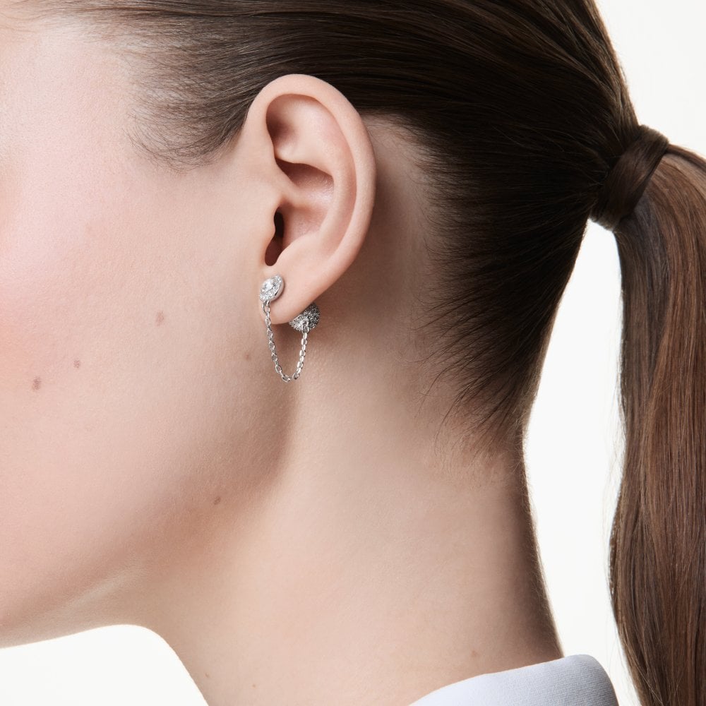 Swarovski - Orecchini Una Angelic - Cristalli Bianchi - Placcato Rodio
