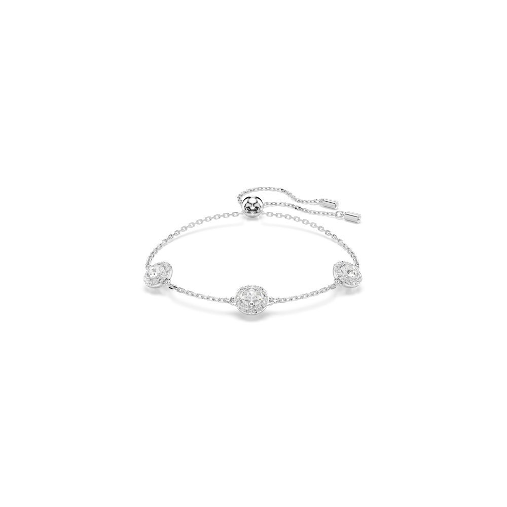 Swarovski - Braccialetto Una Angelic - Cristalli Bianchi - Placcato Rodio