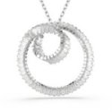 Swarovski - Pendente Matrix - Zirconia Bianca - Placcato Rodio