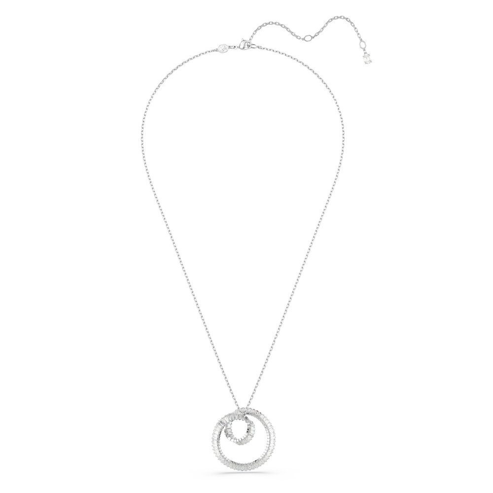Swarovski - Pendente Matrix - Zirconia Bianca - Placcato Rodio