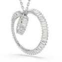 Swarovski - Pendente Matrix - Zirconia Bianca - Placcato Rodio