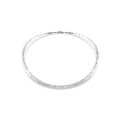 Swarovski - Collana Matrix - Zirconia Baguette - Placcatura Rodio