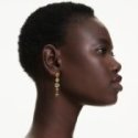 Swarovski - Orecchini Gema Pendenti - Placcato Oro - Cristalli Gialli