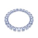 Swarovski - Collana Tennis Millenia - Cristalli Blu - Placcato Rodio