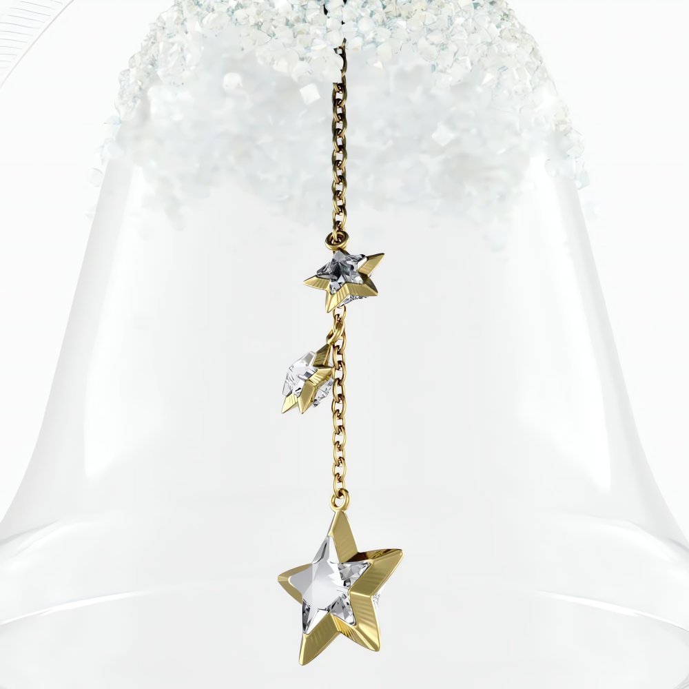 Swarovski - Decorazione Campanella Annual Edition - Cristallo - Bianco