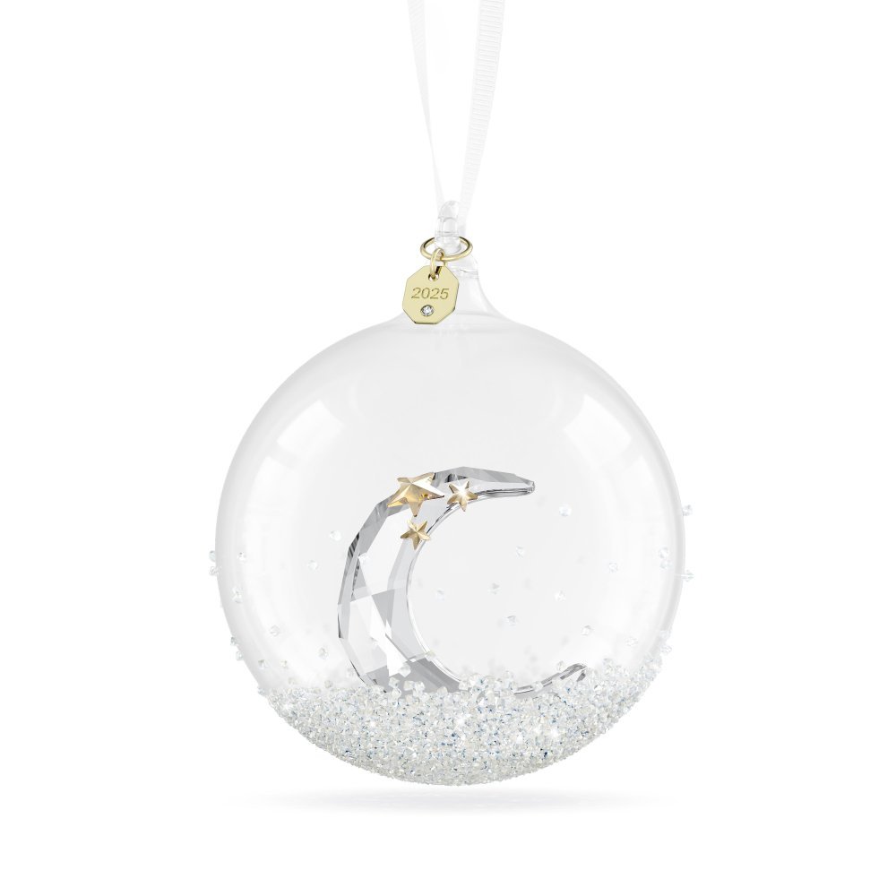 Swarovski - Decorazione Pallina 2025 - Cristallo - Bianco