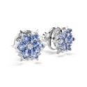 Swarovski - Orecchini Magic - Blu - Placcato Rodio