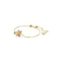 Swarovski - Braccialetto Idyllia - Fiore Multicolore - Placcato Oro